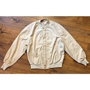 Vintage Field and Stream Gordon & Ferguson Co. Beige Bomber Jacket Size 44